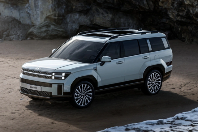 Cận cảnh Hyundai SantaFe Hybrid 2024 từ 705 triệu đồng - Hình 6 Can canh Hyundai SantaFe Hybrid 2024 tu 705 trieu dong-Hinh-6