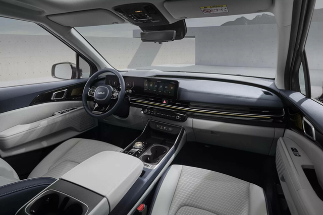 Chi tiết nội thất Kia Carnival 2025 sang chảnh - Hình 2 Chi tiet noi that Kia Carnival 2025 sang chanh-Hinh-2
