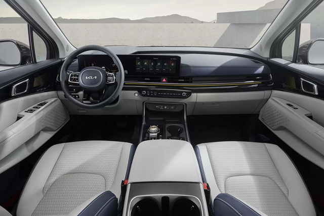 Chi tiết nội thất Kia Carnival 2025 sang chảnh - Hình 6 Chi tiet noi that Kia Carnival 2025 sang chanh-Hinh-6