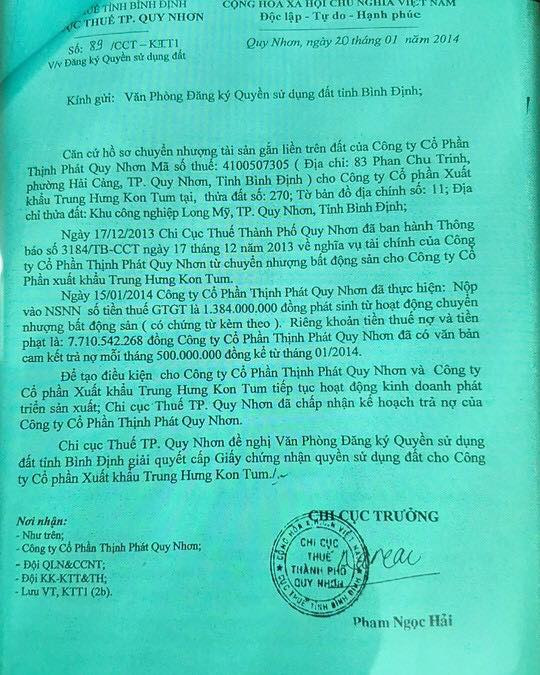 Hàng loạt lãnh đạo Cục Thuế Bình Định có dấu hiệu chiếm đoạt tiền thuế - Hình 2 Hang loat lanh dao Cuc Thue Binh Dinh co dau hieu chiem doat tien thue-Hinh-2