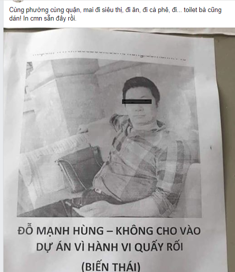 Dán hình kẻ sàm sỡ nơi công cộng, có vi phạm pháp luật? Dan hinh ke sam so noi cong cong, co vi pham phap luat?