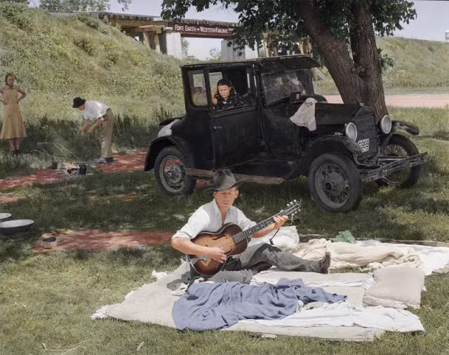 Loạt ảnh màu độc đáo về nước Mỹ thập niên 30, 40 thế kỷ 20 Loat anh mau doc dao ve nuoc My thap nien 30, 40 the ky 20