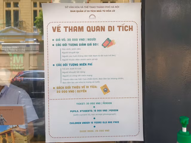 Tan muc di tich lich su Nha tu Hoa Lo dang 