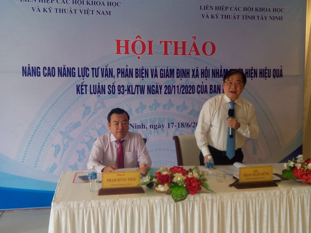 VUSTA: Nâng cao năng lực tư vấn, phản biện và giám định xã hội VUSTA: Nang cao nang luc tu van, phan bien va giam dinh xa hoi