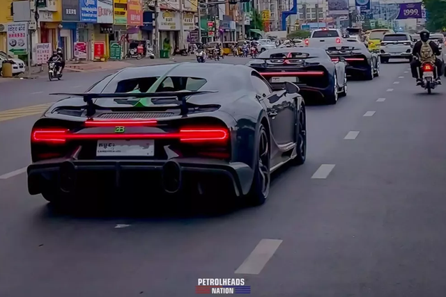 Đại gia sòng bạc Campuchia đi xe Bugatti Chiron Super Sport bạc tỷ - Hình 14 Dai gia song bac Campuchia di xe Bugatti Chiron Super Sport bac ty-Hinh-14