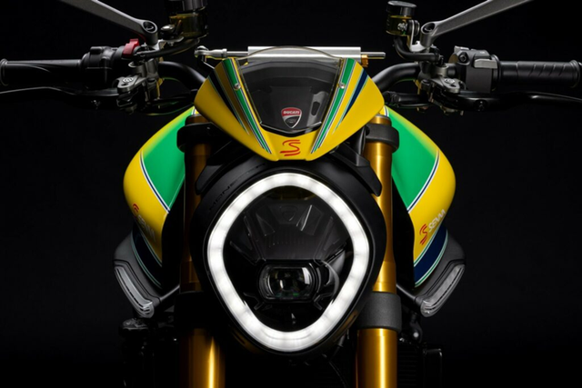 Ducati Monster Senna phiên bản tri ân Ayrton Senna từ 589 triệu đồng - Hình 4 Ducati Monster Senna phien ban tri an Ayrton Senna tu 589 trieu dong-Hinh-4