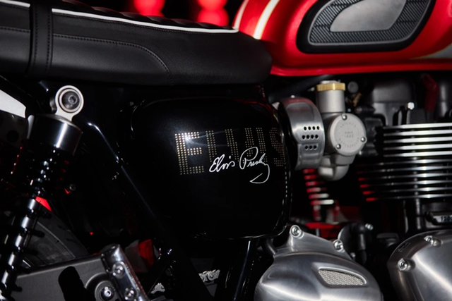 Mẫu môtô hoài cổ Triumph Bonneville T120 Elvis Presley Limited Edition - Hình 9 Mau moto hoai co Triumph Bonneville T120 Elvis Presley Limited Edition-Hinh-9
