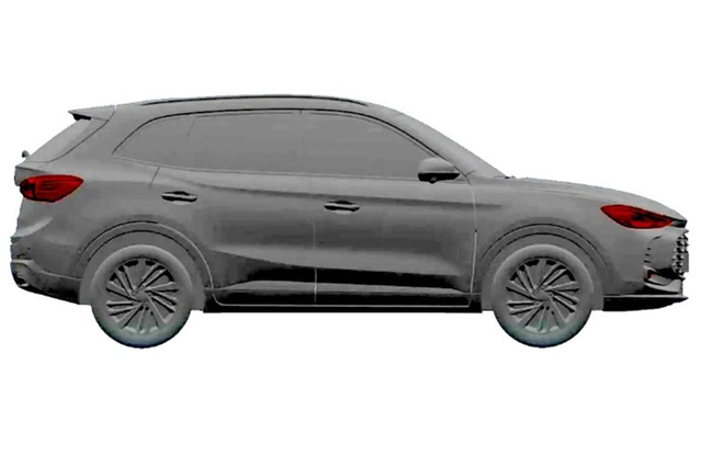 Mẫu crossover MG ZS 2025 thế hệ mới bất ngờ bị rò rỉ hình ảnh - Hình 5 Mau crossover MG ZS 2025 the he moi bat ngo bi ro ri hinh anh-Hinh-5