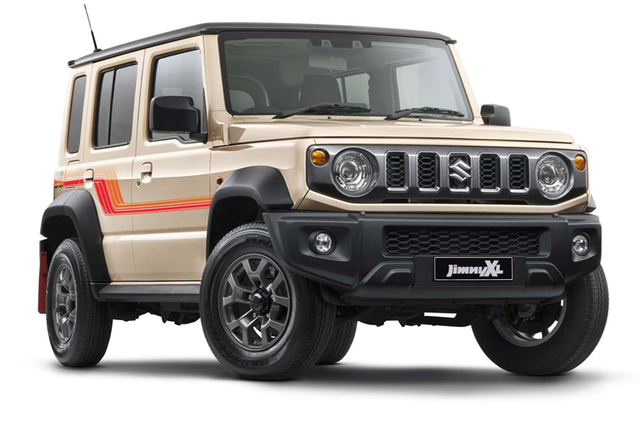 Phien ban hoai co cua mau xe SUV Jimny Heritage 2024