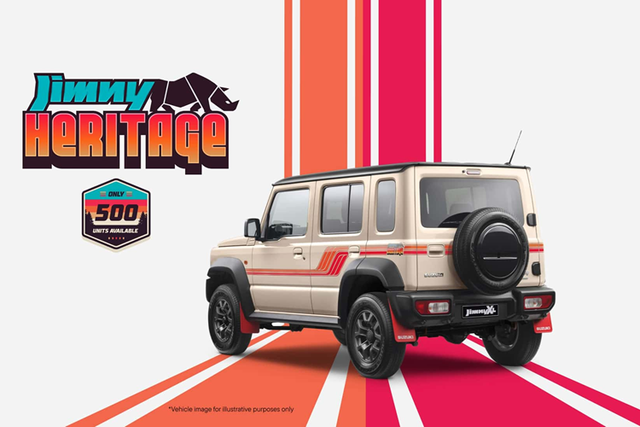 Phiên bản hoài cổ của mẫu xe SUV Jimny Heritage 2024 - Hình 4 Phien ban hoai co cua mau xe SUV Jimny Heritage 2024-Hinh-4
