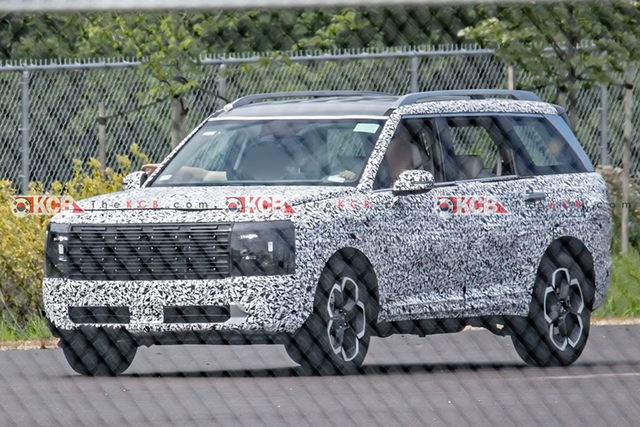 Hyundai Palisade 2026 lộ diện rõ nét, "mượt" hơn cả SantaFe mới - Hình 5 Hyundai Palisade 2026 lo dien ro net,