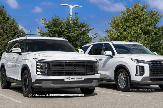 Hyundai Palisade 2026 lộ diện rõ nét, "mượt" hơn cả SantaFe mới - Hình 3 Hyundai Palisade 2026 lo dien ro net,