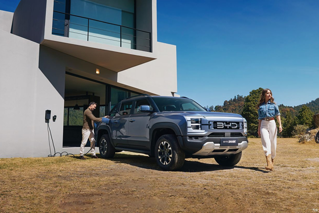 Lộ diện mẫu xe bán tải điện là BYD Shark 2024 mới - Hình 4 Lo dien mau xe ban tai dien la BYD Shark 2024 moi-Hinh-4