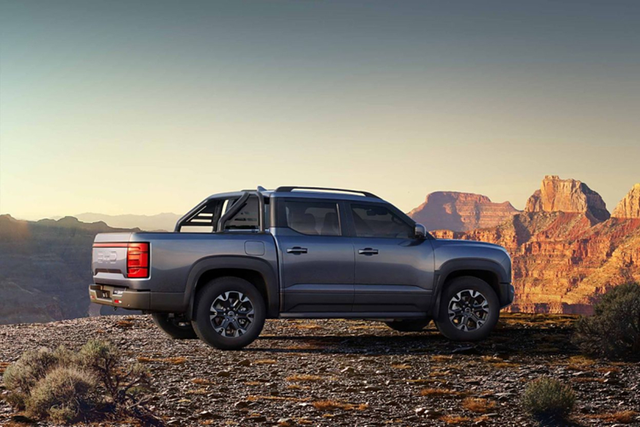 Lộ diện mẫu xe bán tải điện là BYD Shark 2024 mới - Hình 3 Lo dien mau xe ban tai dien la BYD Shark 2024 moi-Hinh-3