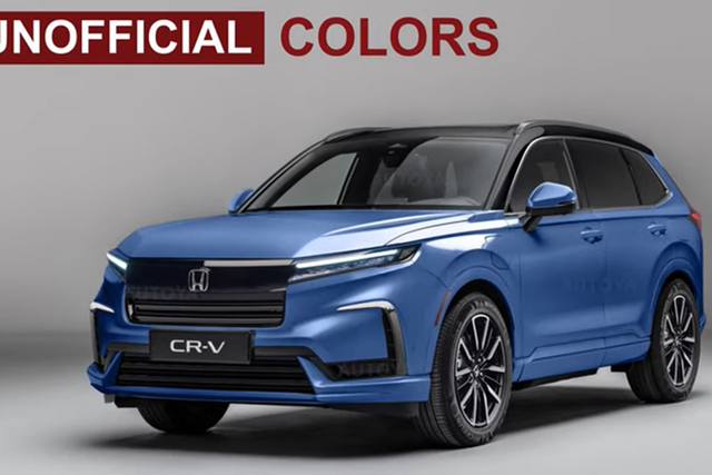 Mẫu CUV Honda CR-V mới sẽ được giới thiệu vào năm 2025 - Hình 5 Mau CUV Honda CR-V moi se duoc gioi thieu vao nam 2025-Hinh-5