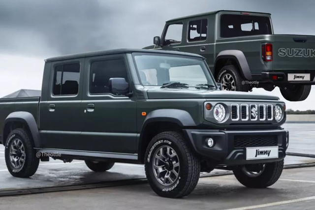 Suzuki Jimny phiên bản bán tải lộ diện Suzuki Jimny phien ban ban tai lo dien