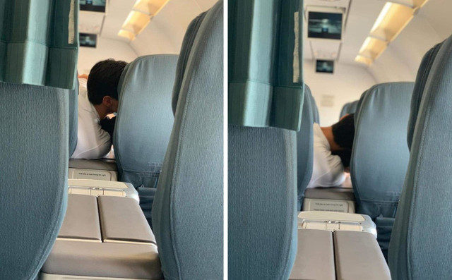 Hồ Ngọc Hà - Kim Lý hôn nhau trên máy bay có gây phản cảm? - Hình 2 Ho Ngoc Ha - Kim Ly hon nhau tren may bay co gay phan cam?-Hinh-2