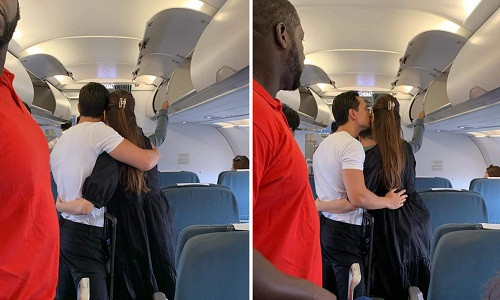 Hồ Ngọc Hà - Kim Lý hôn nhau trên máy bay có gây phản cảm? Ho Ngoc Ha - Kim Ly hon nhau tren may bay co gay phan cam?