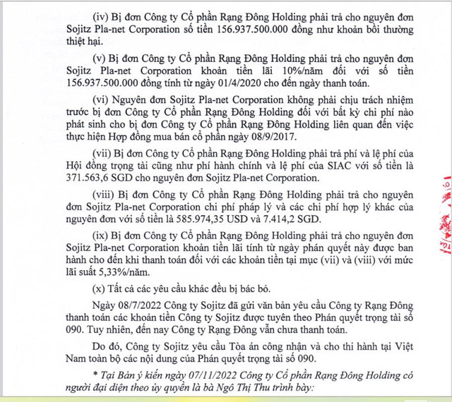 Chi tiết về vụ kiện giữa Rạng Đông Holding và cổ đông Nhật? - Hình 2 Chi tiet ve vu kien giua Rang Dong Holding va co dong Nhat?-Hinh-2