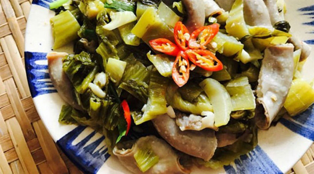 Những món ngon chế biến từ lòng heo Nhung mon ngon che bien tu long heo