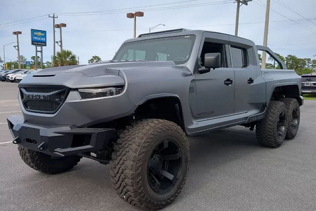 Chi tiết 'quái vật 6 bánh' Hercules của Rezvani Chi tiet 'quai vat 6 banh' Hercules cua Rezvani