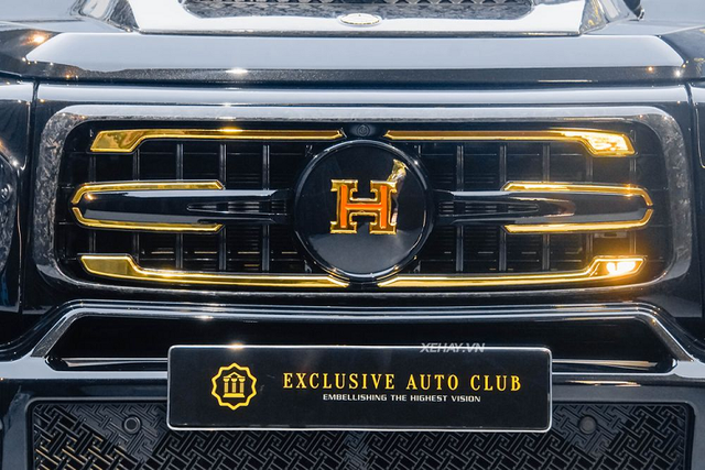 Dân chơi dát 12 lượng vàng 24K lên Mercedes-AMG G63 - Hình 4 Dan choi dat 12 luong vang 24K len Mercedes-AMG G63-Hinh-4