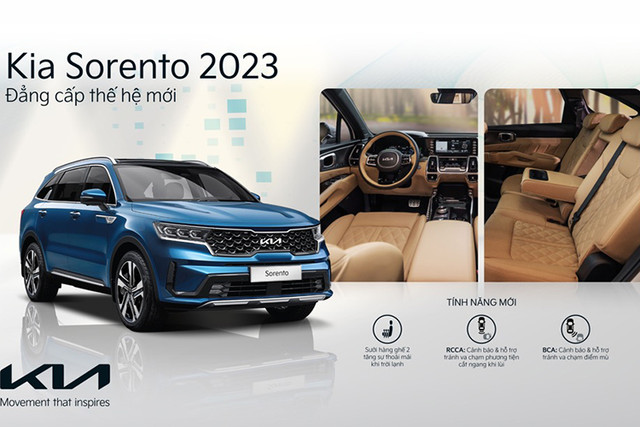 Kia Sorento 2023 có nội thất như xe sang - Hình 2 Kia Sorento 2023 co noi that nhu xe sang-Hinh-2