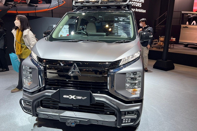 Cận cảnh xe điện 'bao diêm' Mitsubishi eK Cross EV - Hình 3 Can canh xe dien 'bao diem' Mitsubishi eK Cross EV-Hinh-3