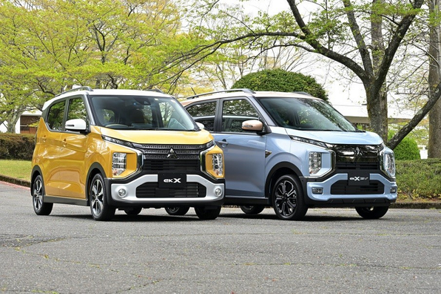Cận cảnh xe điện 'bao diêm' Mitsubishi eK Cross EV - Hình 6 Can canh xe dien 'bao diem' Mitsubishi eK Cross EV-Hinh-6