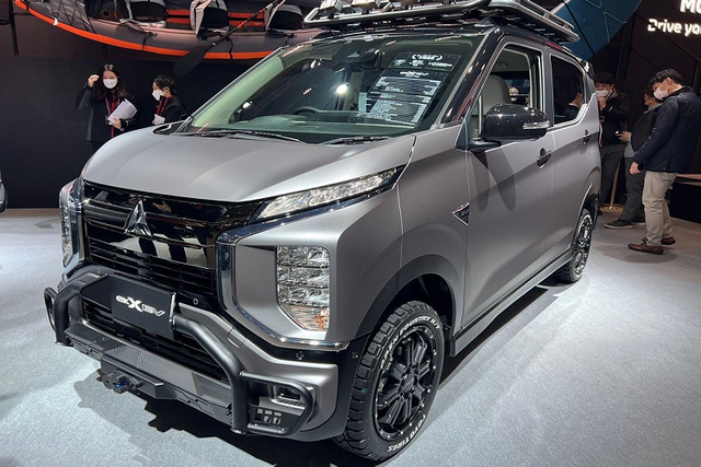 Cận cảnh xe điện 'bao diêm' Mitsubishi eK Cross EV Can canh xe dien 'bao diem' Mitsubishi eK Cross EV