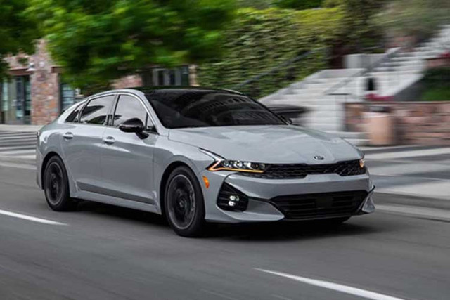 Kia K5 2024 lộ diện hiện đại hơn với đèn pha và ca lăng mới - Hình 6 Kia K5 2024 lo dien hien dai hon voi den pha va ca lang moi-Hinh-6