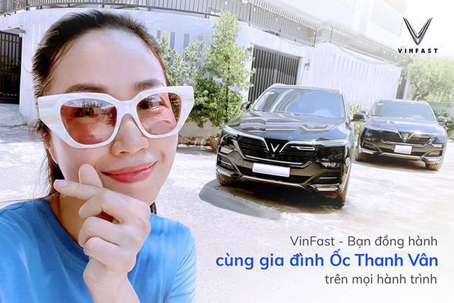 Vợ chồng Ốc Thanh Vân mua cả cặp SUV điện VinFast VF9 2023 - Hình 2 Vo chong Oc Thanh Van mua ca cap SUV dien VinFast VF9 2023-Hinh-2