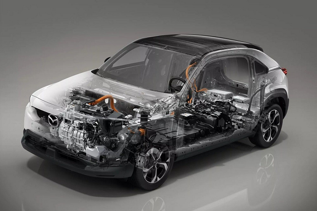 Mazda MX-30 e-Skyactiv R-EV 2023 ra mắt giá từ 917 triệu đồng - Hình 4 Mazda MX-30 e-Skyactiv R-EV 2023 ra mat gia tu 917 trieu dong-Hinh-4