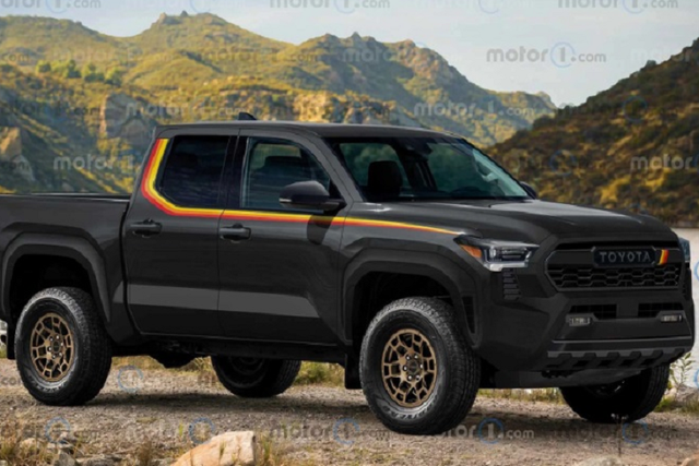 Toyota Tacoma 2024 rục rịch trình làng, “bản xem trước” của Hilux mới - Hình 2 Toyota Tacoma 2024 ruc rich trinh lang, “ban xem truoc” cua Hilux moi-Hinh-2