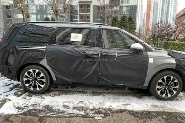 Lộ rõ thiết kế Kia Carnival 2024, đèn pha như SUV thuần điện EV9 - Hình 8 Lo ro thiet ke Kia Carnival 2024, den pha nhu SUV thuan dien EV9-Hinh-8