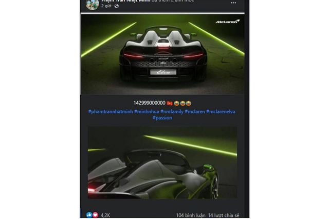 Đại gia Minh Nhựa chia sẻ siêu phẩm McLaren trăm tỷ đồng - Hình 3 Dai gia Minh Nhua chia se sieu pham McLaren tram ty dong-Hinh-3