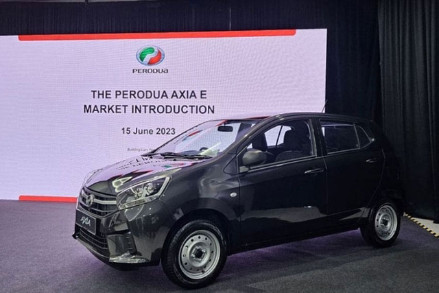 Perodua Axia E 2023 sieu re chi 111 trieu dong