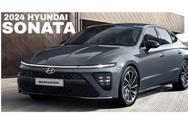 Hyundai Sonata 2024 "lộ hàng" - phiên bản nâng cấp lớn cuối cùng? Hyundai Sonata 2024