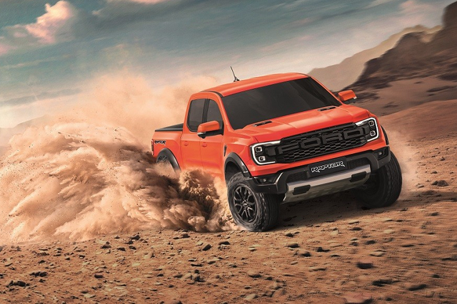 Ban tai Ford Ranger Raptor 2023 ve Viet Nam gan 1,3 ty dong