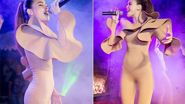Hồ Ngọc Hà và những lần diện tông màu nude khiến fan nam rần rần - Hình 2 Ho Ngoc Ha va nhung lan dien tong mau nude khien fan nam ran ran-Hinh-2