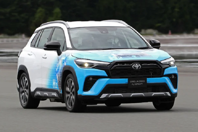 Chi tiết Toyota Corolla Cross chạy động cơ Hydro mạnh 300 mã lực Chi tiet Toyota Corolla Cross chay dong co Hydro manh 300 ma luc