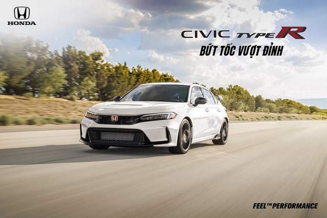 Chốt giá 2,4 tỷ cho Honda Civic Type R 2023 Chot gia 2,4 ty cho Honda Civic Type R 2023