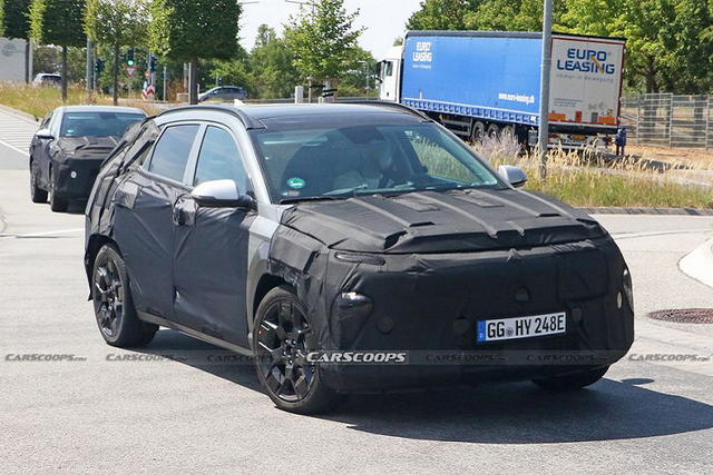 Hyundai Kona 2024 lộ ngoại hình đẹp như xe sang - Hình 5 Hyundai Kona 2024 lo ngoai hinh dep nhu xe sang-Hinh-5