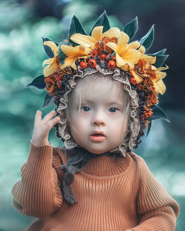 Cảm phục trước người mẹ thiết kế trang phục độc đáo cho con bị Down Cam phuc truoc nguoi me thiet ke trang phuc doc dao cho con bi Down