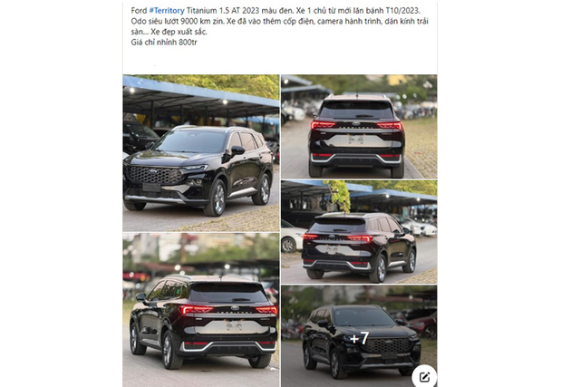 Chạy chưa đầy 10.000 km, Ford Territory 2023 rao bán hơn 800 triệu đồng - Hình 3 Chay chua day 10.000 km, Ford Territory 2023 rao ban hon 800 trieu dong-Hinh-3