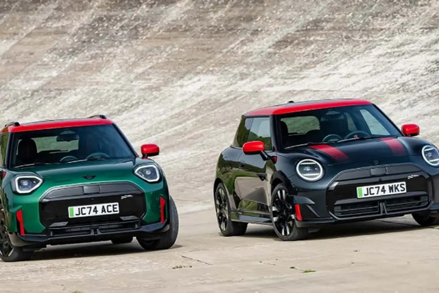 Cận cảnh MINI John Cooper Works Electric và Cooper Works Aceman Can canh MINI John Cooper Works Electric va Cooper Works Aceman