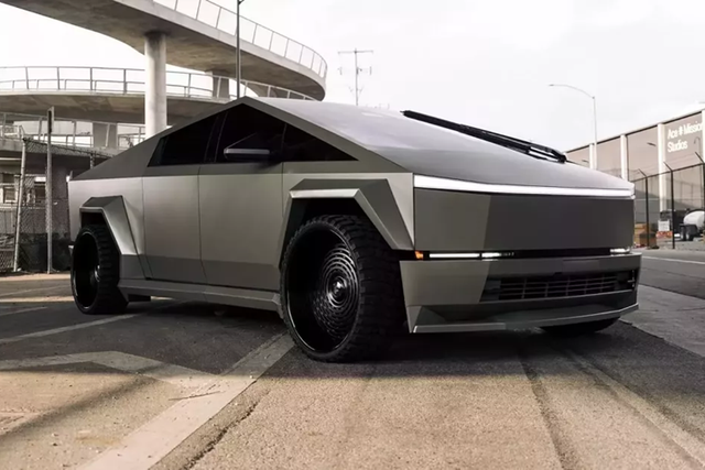 Tesla Cybertruck bản độ chi phí 235 triệu đồng Tesla Cybertruck ban do chi phi 235 trieu dong