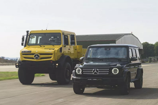 Bộ đôi “quái thú” Mercedes-Benz G-Class và Unimog bất ngờ lộ diện Bo doi “quai thu” Mercedes-Benz G-Class va Unimog bat ngo lo dien