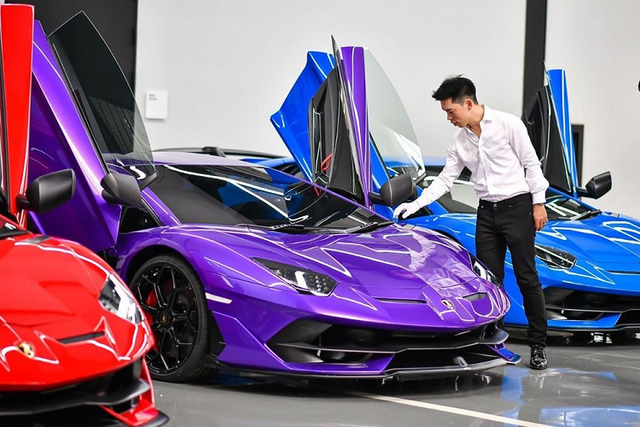 Dàn siêu xe hàng hiếm Lamborghini Aventador SVJ của đại gia tỷ đô - Hình 5 Dan sieu xe hang hiem Lamborghini Aventador SVJ cua dai gia ty do-Hinh-5