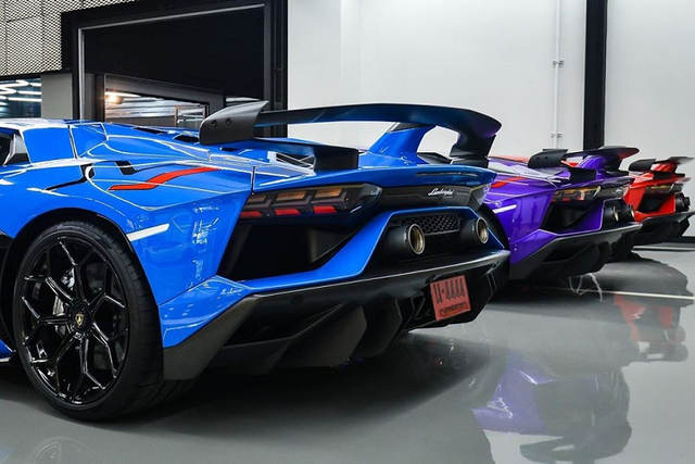Dàn siêu xe hàng hiếm Lamborghini Aventador SVJ của đại gia tỷ đô - Hình 2 Dan sieu xe hang hiem Lamborghini Aventador SVJ cua dai gia ty do-Hinh-2